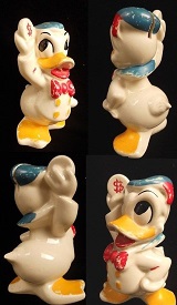 1930s-Vintage-Ceramic-Donald-Duck-Holding-Coin-Bank