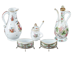 18th-Century-Czech-Republic-Bohemian-Opaline-Service-Set